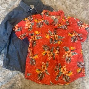 BUNDLE SALE $15 (CARTER JEAN BOTTOM TOP & OLD NAVY BOTTON DOW TOP)